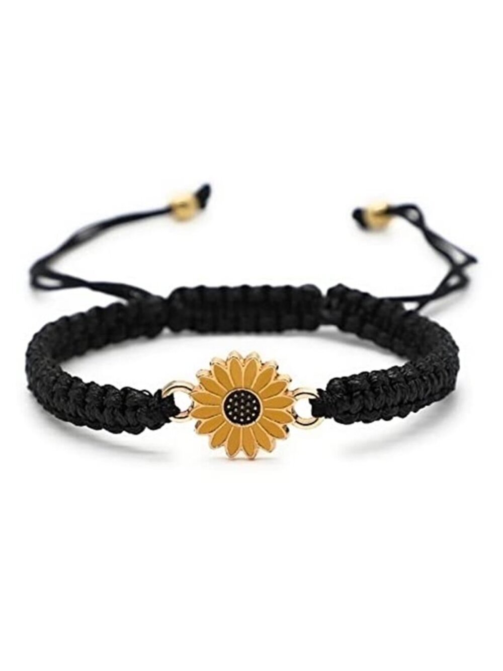 Adjustable Sunflower Boho Style Bracelet